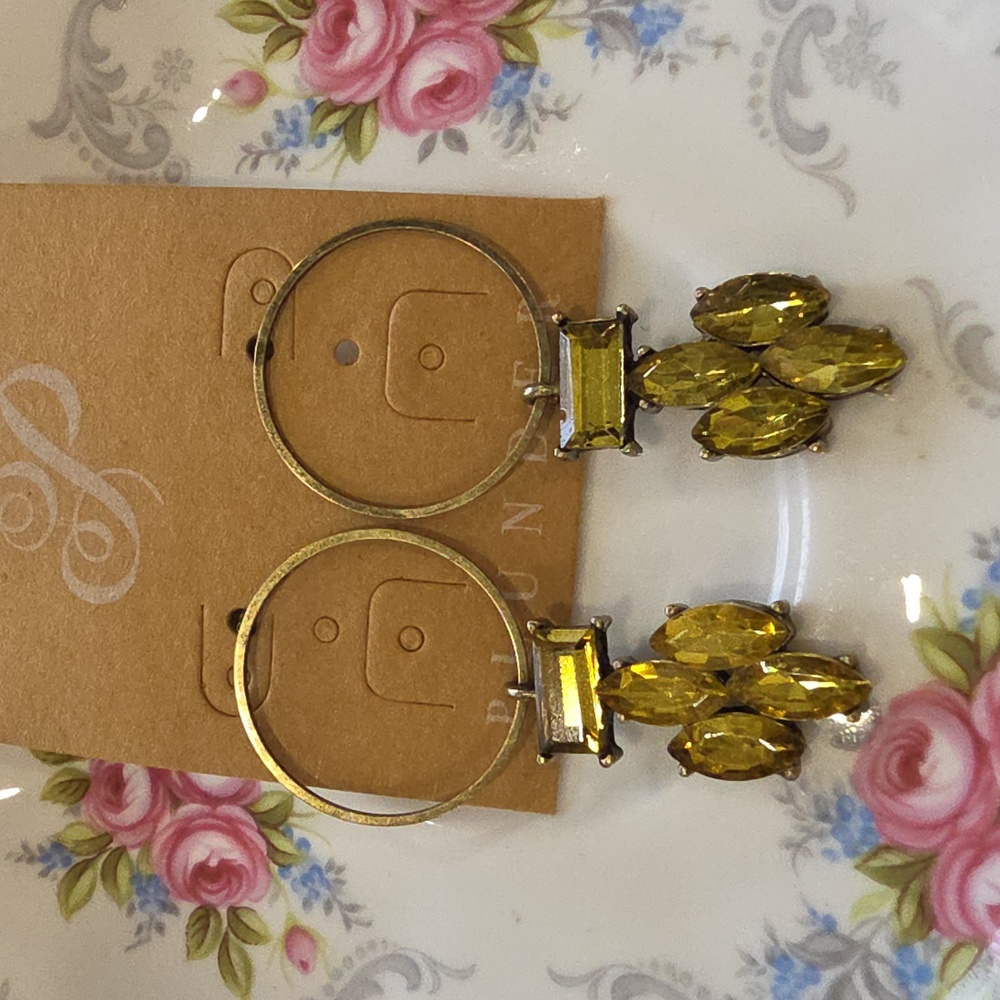 Plunder Gold Dangle Earrings